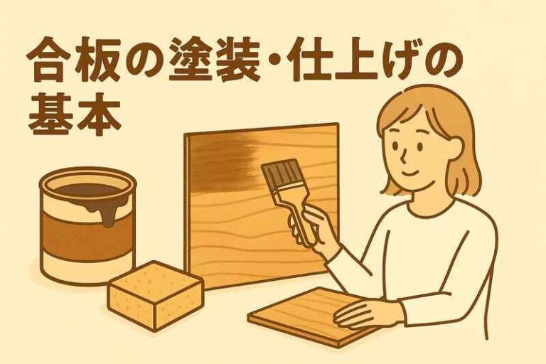 合板の塗装・仕上げの基本｜DIYできれいに仕上げるコツと道具選び | 建材BASE